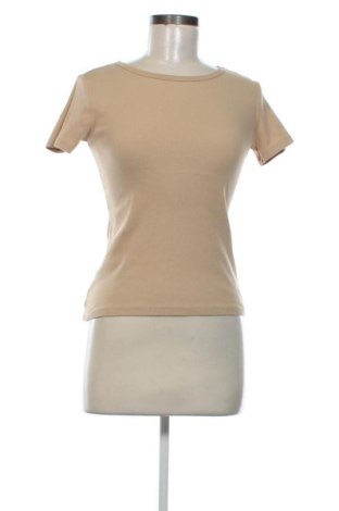 Damski T-shirt H&M, Rozmiar S, Kolor Beżowy, Cena 33,87 zł, #137099571