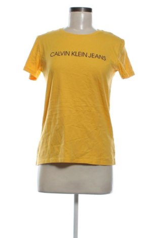 Tricou de femei Calvin Klein, Mărime L, Culoare Galben, Preț 132,99 Lei, #137103038