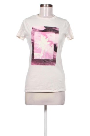 Γυναικείο t-shirt Hugo Boss, Μέγεθος S, Χρώμα Εκρού, Τιμή 34,00 €, #137113118
