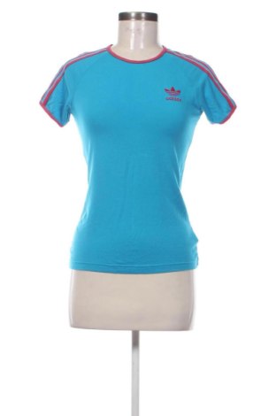 Γυναικείο t-shirt Adidas, Μέγεθος S, Χρώμα Μπλέ, Τιμή 14,00 €, #137116934