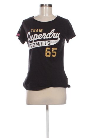 Γυναικείο t-shirt Superdry, Μέγεθος L, Χρώμα Μαύρο, Τιμή 12,57 €, #137119254
