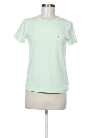 Damski T-shirt Tommy Hilfiger, Rozmiar XS, Kolor Zielony, Cena 93,99 zł, #137122715
