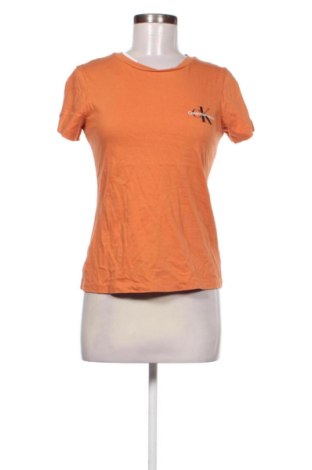 Tricou de femei Calvin Klein Jeans, Mărime S, Culoare Portocaliu, Preț 104,98 Lei, #137130933