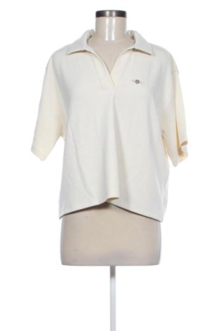 Γυναικείο t-shirt Gant, Μέγεθος L, Χρώμα Εκρού, Τιμή 27,62 €, #137137245