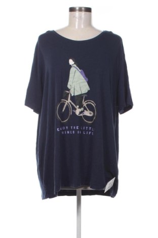 Damski T-shirt Gina Benotti, Rozmiar XXL, Kolor Niebieski, Cena 48,99 zł, #137138453