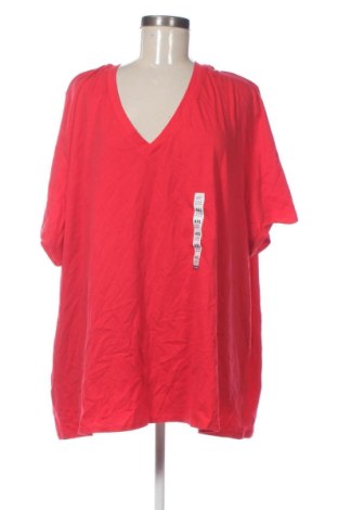 Damski T-shirt Kiabi, Rozmiar 4XL, Kolor Czerwony, Cena 42,99 zł, #137147001