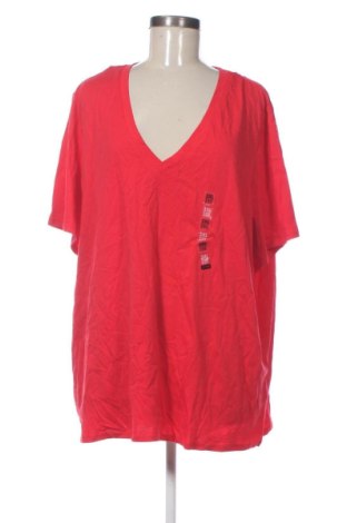 Γυναικείο t-shirt Kiabi, Μέγεθος 3XL, Χρώμα Κόκκινο, Τιμή 9,99 €, #137147047