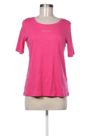 Damski T-shirt Esprit, Rozmiar XL, Kolor Różowy, Cena 56,99 zł, #137159674