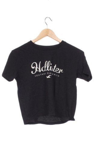 Γυναικείο t-shirt Hollister, Μέγεθος XS, Χρώμα Μαύρο, Τιμή 9,99 €, #136642690