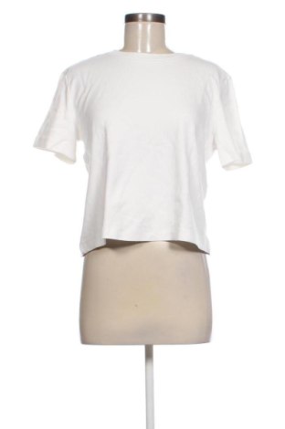 Дамска тениска Stradivarius, Размер L, Цвят Бял, Цена 13,00 €, #136975249