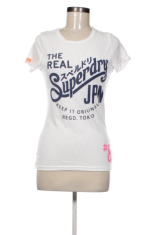 Damen T-Shirt Superdry, Größe S, Farbe Weiß, Preis 10,99 €, #136990649