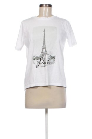 Damski T-shirt Sinsay, Rozmiar XS, Kolor Biały, Cena 41,13 zł, #137045246