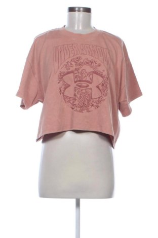Damski T-shirt Under Armour, Rozmiar M, Kolor Popielaty róż, Cena 50,80 zł, #137055773