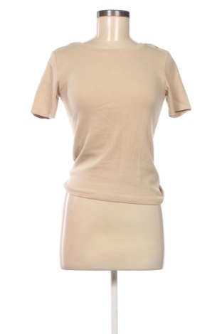 Damski T-shirt Sinsay, Rozmiar S, Kolor Beżowy, Cena 47,02 zł, #137073783