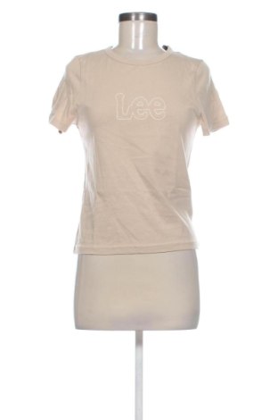Damen T-Shirt Lee, Größe S, Farbe Beige, Preis 31,99 €, #137137817