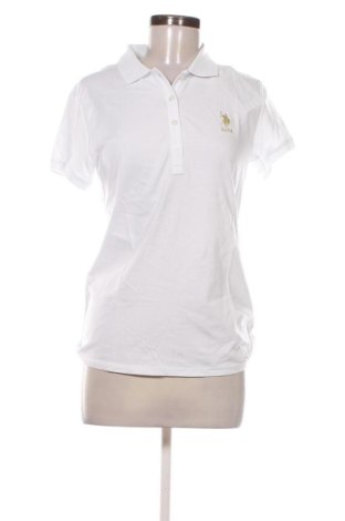 Γυναικείο t-shirt U.S. Polo Assn., Μέγεθος M, Χρώμα Λευκό, Τιμή 31,99 €, #137138029