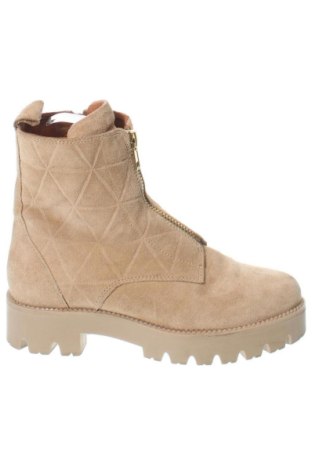 Damskie botki Shoe, Rozmiar 40, Kolor Beżowy, Cena 182,04 zł, #136903447