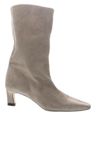 Damskie kozaki Zara, Rozmiar 38, Kolor ecru, Cena 194,78 zł, #136907531