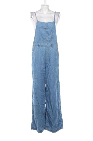 Salopetă lungă de damă Stradivarius, Mărime M, Culoare Albastru, Preț 89,23 Lei, #137026490