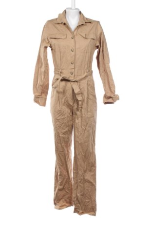 Salopetă lungă de damă H&M, Mărime S, Culoare Bej, Preț 89,23 Lei, #137107247