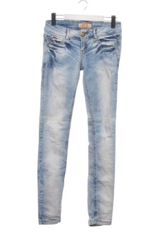 Blugi de femei Pull&Bear, Mărime M, Culoare Albastru, Preț 94,48 Lei, #136925441