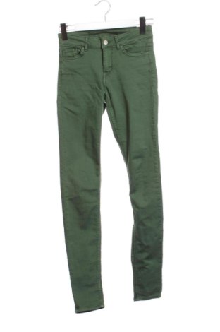 Дамски дънки H&M, Размер XS, Цвят Зелен, Цена 14,15 €, #136993232