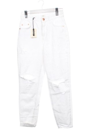 Blugi de femei River Island, Mărime XS, Culoare Alb, Preț 99,73 Lei, #137018599