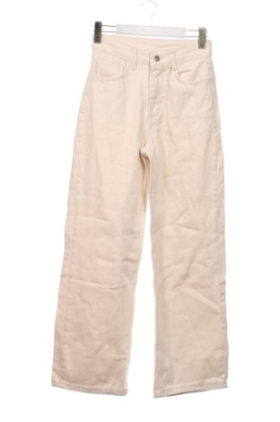 Дамски дънки Unbranded, Размер XS, Цвят Екрю, Цена 12,76 €, #137033586