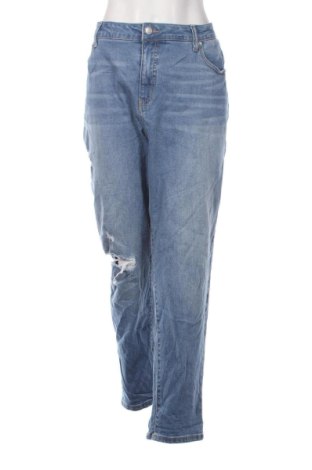 Damskie jeansy Time and tru, Rozmiar 3XL, Kolor Niebieski, Cena 63,99 zł, #137045477