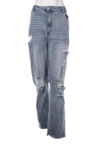 Blugi de femei Fashion nova, Mărime 4XL, Culoare Albastru, Preț 52,99 Lei, #137046114