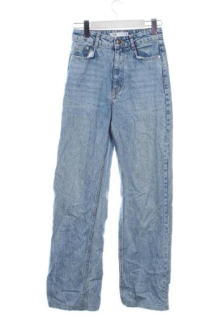 Blugi de femei Zara, Mărime XXS, Culoare Albastru, Preț 71,99 Lei, #137072045
