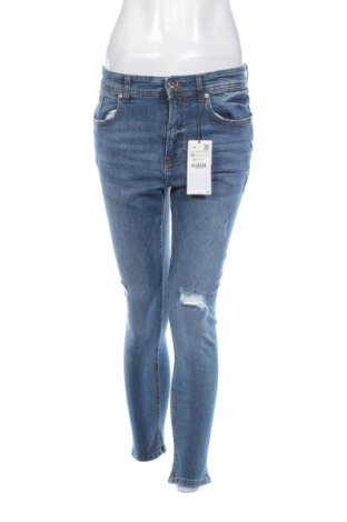 Blugi de femei Zara, Mărime M, Culoare Albastru, Preț 195,90 Lei, #137084333