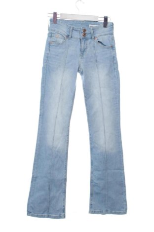 Blugi de femei Bershka, Mărime XS, Culoare Albastru, Preț 50,00 Lei, #137120526