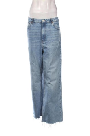 Damskie jeansy Zara, Rozmiar XL, Kolor Niebieski, Cena 77,43 zł, #136993829