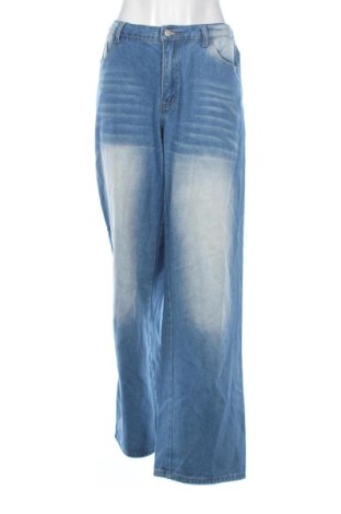 Blugi de femei SHEIN, Mărime L, Culoare Albastru, Preț 76,99 Lei, #137010738