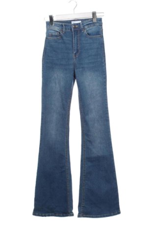 Damskie jeansy Bershka, Rozmiar XXS, Kolor Niebieski, Cena 44,99 zł, #137057982