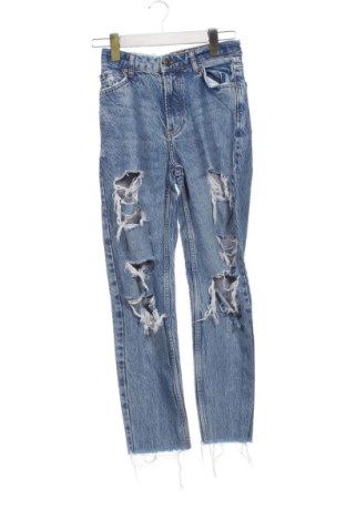 Blugi de femei Bershka, Mărime XXS, Culoare Albastru, Preț 73,15 Lei, #137085456