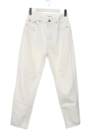 Blugi de femei Pull&Bear, Mărime XS, Culoare Ecru, Preț 73,49 Lei, #137123763