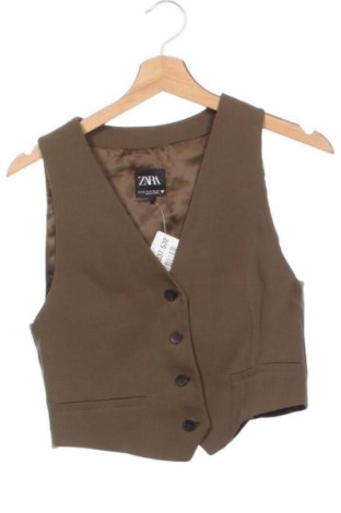 Vestă de femei Zara, Mărime XS, Culoare Verde, Preț 97,99 Lei, #137037572