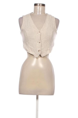 Vestă de femei SHEIN, Mărime S, Culoare Bej, Preț 78,74 Lei, #137138405