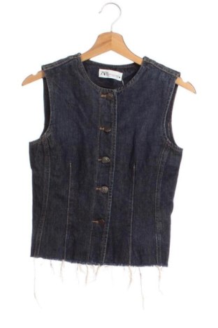 Vestă de femei Zara, Mărime XS, Culoare Albastru, Preț 95,74 Lei, #137031468