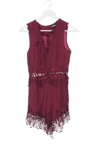 Kurzer Damenoverall Missguided, Größe XS, Farbe Rot, Preis 9,99 €, #136918838