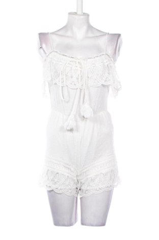 Salopetă scurtă de damă Unbranded, Mărime M, Culoare Alb, Preț 78,74 Lei, #137019014