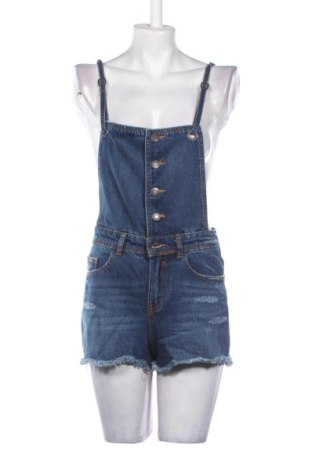 Salopetă scurtă de damă Stradivarius, Mărime M, Culoare Albastru, Preț 47,24 Lei, #137034430