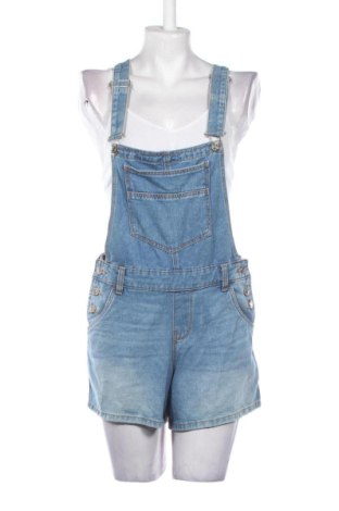 Salopetă scurtă de damă Authentic Denim, Mărime L, Culoare Albastru, Preț 55,79 Lei, #137099630