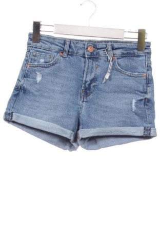 Γυναικείο κοντό παντελόνι Bershka, Μέγεθος XS, Χρώμα Μπλέ, Τιμή 16,99 €, #136995609