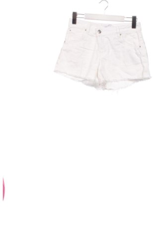 Pantaloni scurți de femei Bershka, Mărime S, Culoare Alb, Preț 49,99 Lei, #136999900