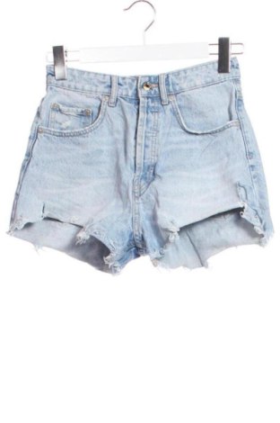 Pantaloni scurți de femei Zara, Mărime S, Culoare Albastru, Preț 47,24 Lei, #137014489