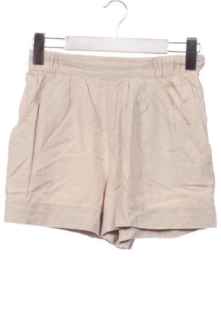 Pantaloni scurți de femei Zara, Mărime XS, Culoare Bej, Preț 62,99 Lei, #137020747