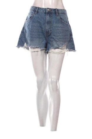 Pantaloni scurți de femei Sinsay, Mărime XL, Culoare Albastru, Preț 53,00 Lei, #137030236